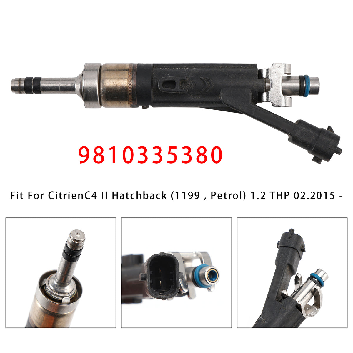Peugeot 208 308 3008 Citroen C3 C4 DS3 DS4 9810335380 1PCS Fuel Injector