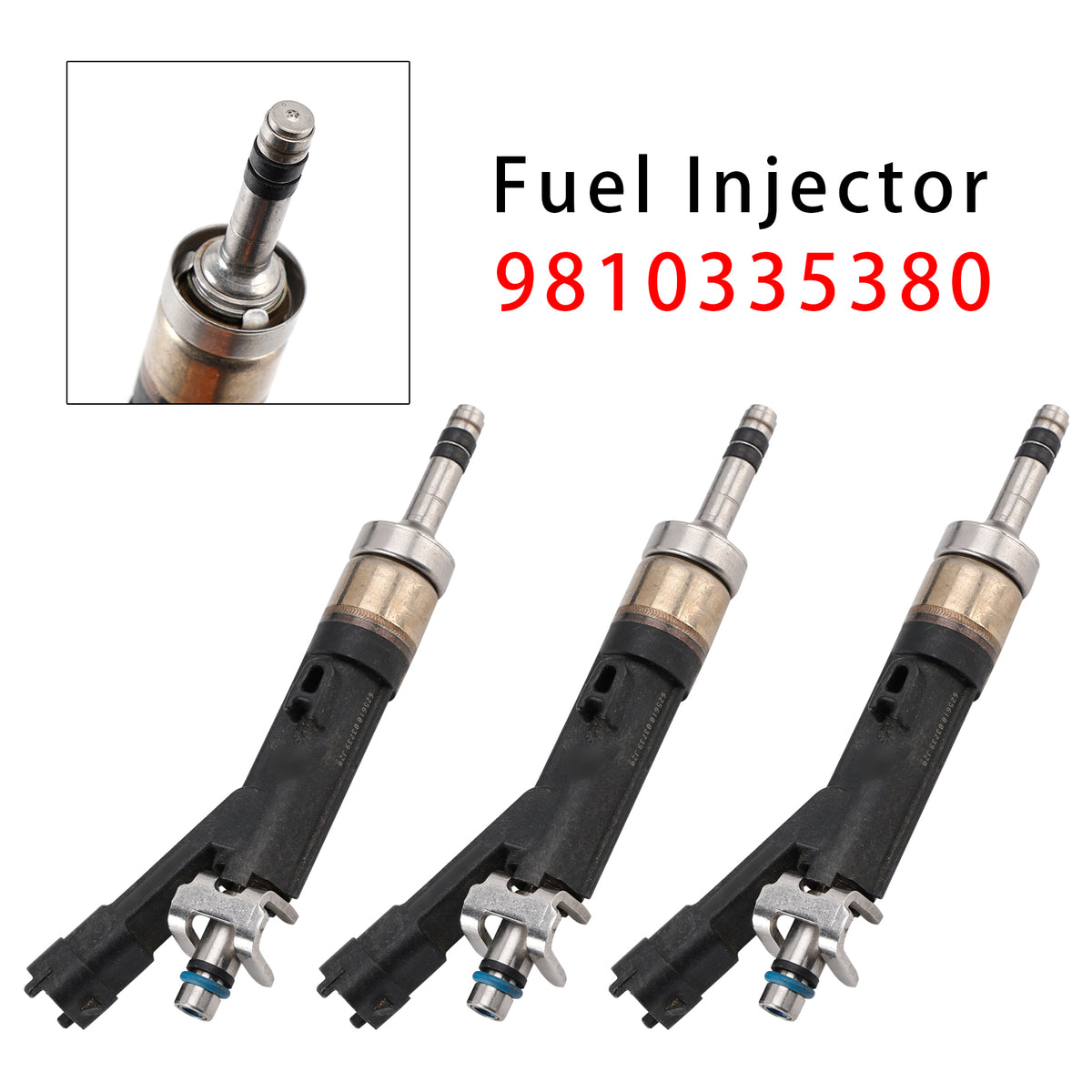Peugeot 208 308 3008 Citroen C3 C4 DS3 DS4 9810335380 3Pcs Fuel Injector