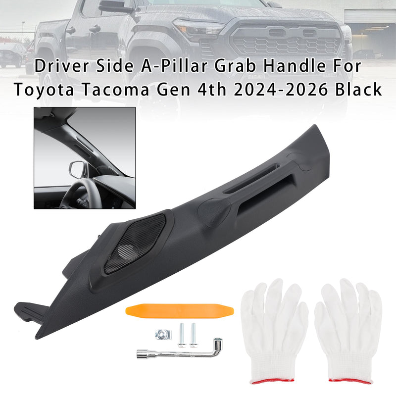 2024-2026 Toyota Tacoma Gen 4th Black Driver Side A-Pillar Grab Handle
