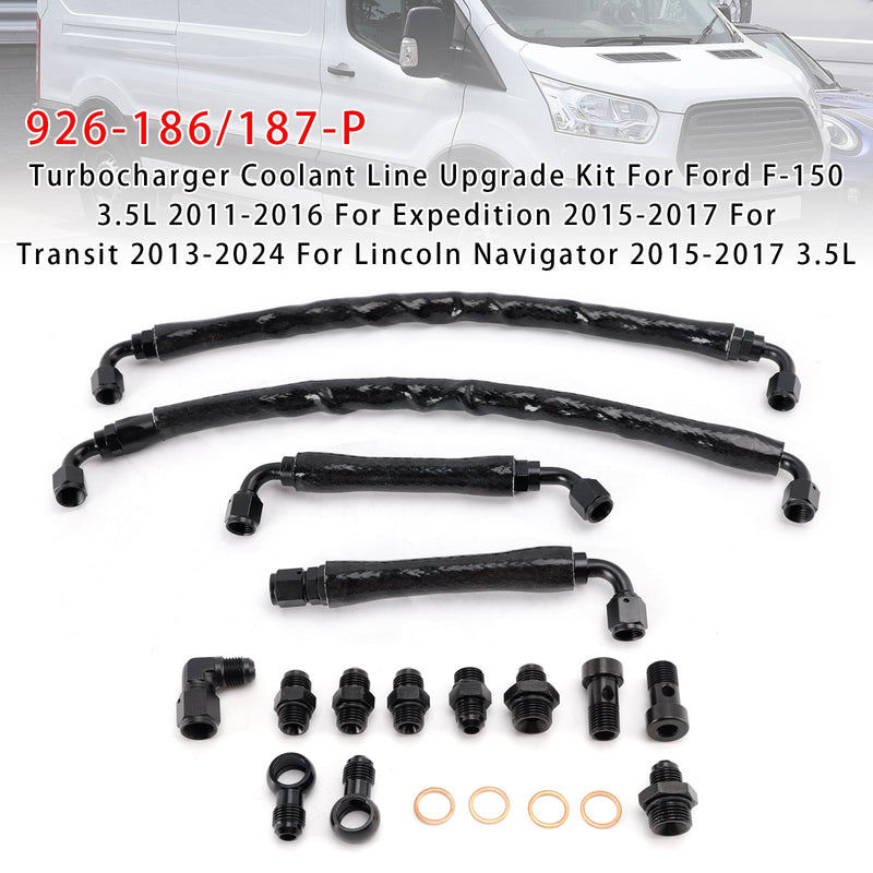 Turbocharger Coolant Line Upgrade Kit For Ford F-150 3.5L 2011-2016