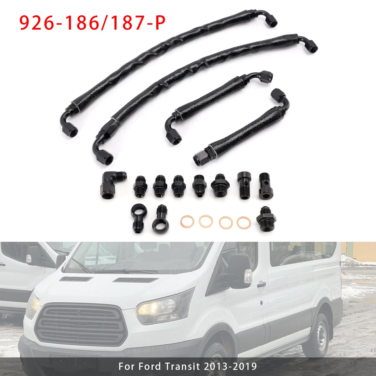 2011-2016 Ford F-150 3.5L Turbocharger Coolant Line Upgrade Kit