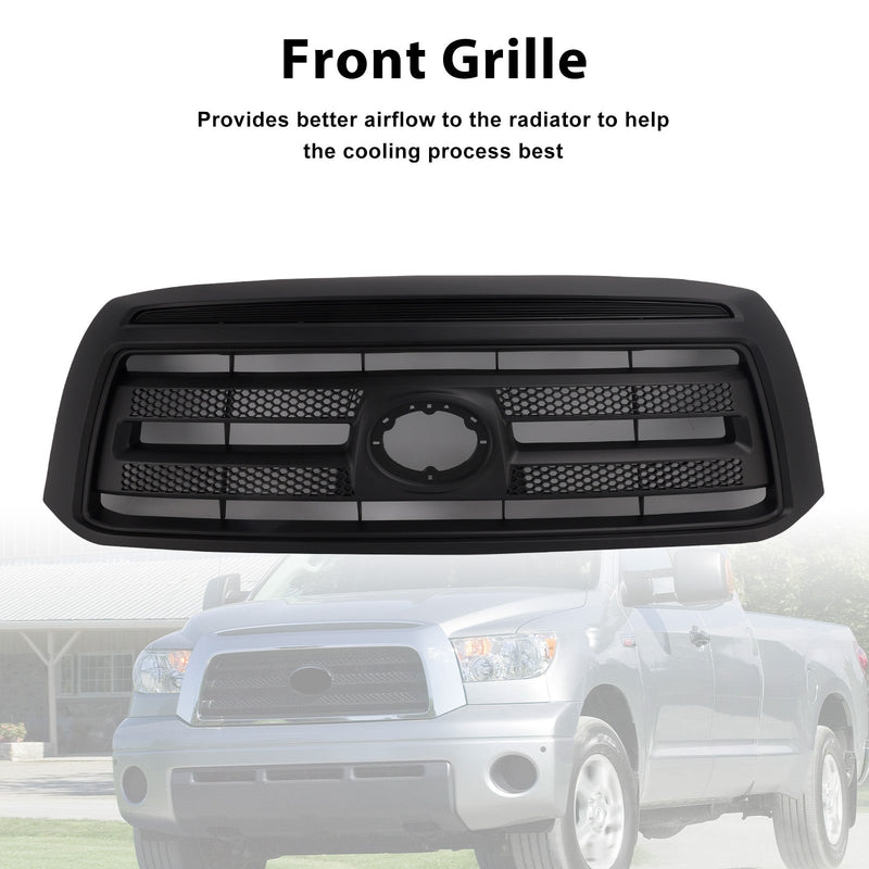 Matte Black Front Bumper Grill Grille Fit Toyota Tundra 2006-2009