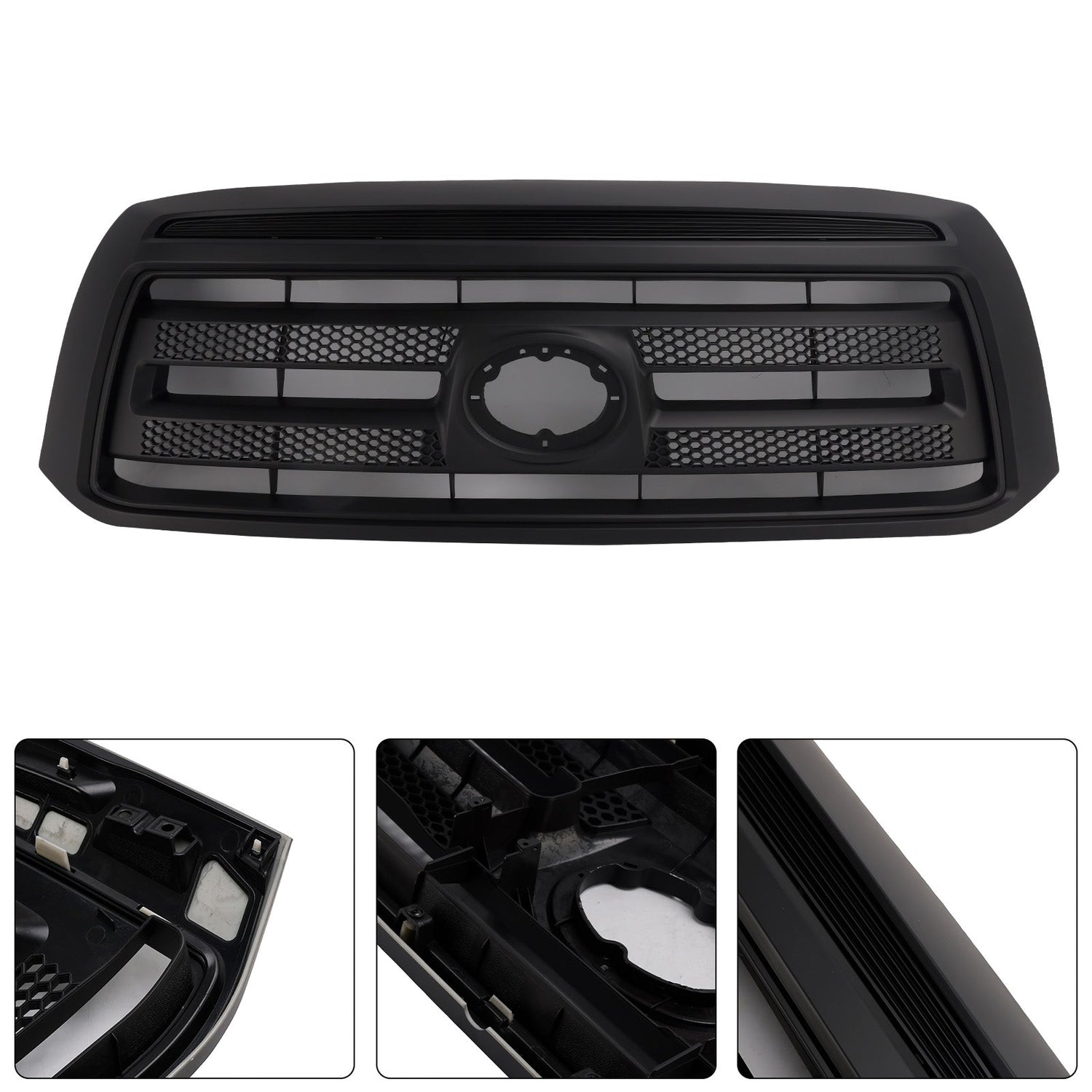 Matte Black Front Bumper Grill Grille Fit Toyota Tundra 2006-2009