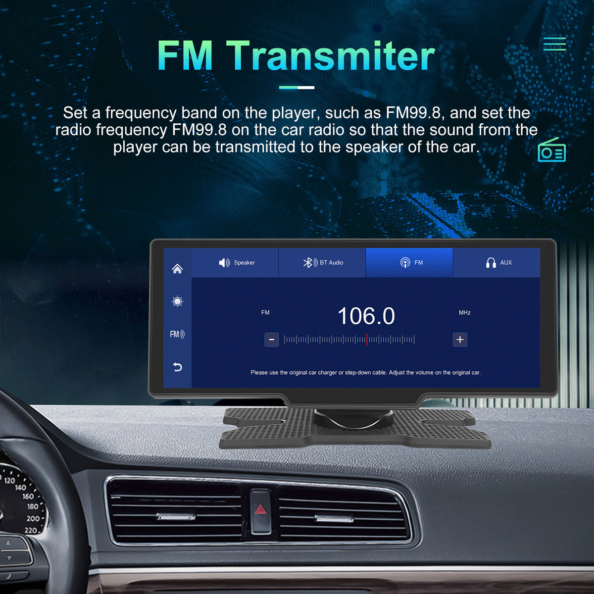 10.26inch HD Car Display Car Navigation System CarPlay all-in-one Machine Camera