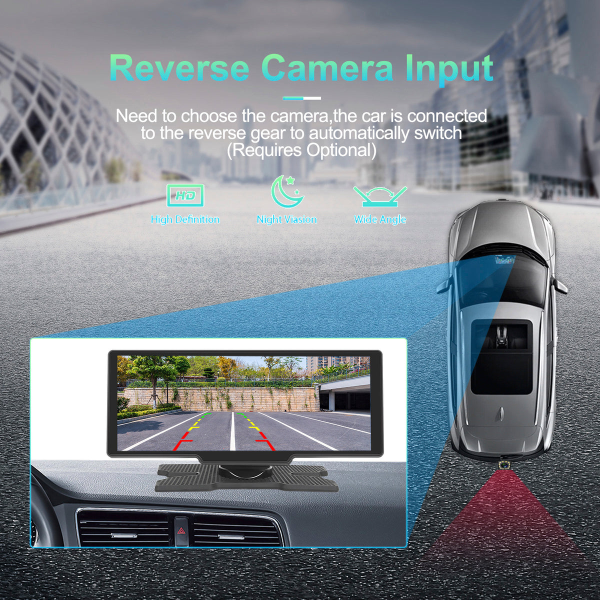 10.26inch HD Car Display Car Navigation System CarPlay all-in-one Machine Camera