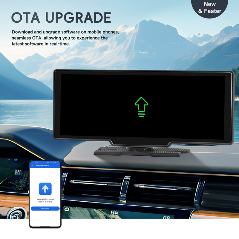 10.26inch HD Car Display Car Navigation System CarPlay all-in-one Machine Camera