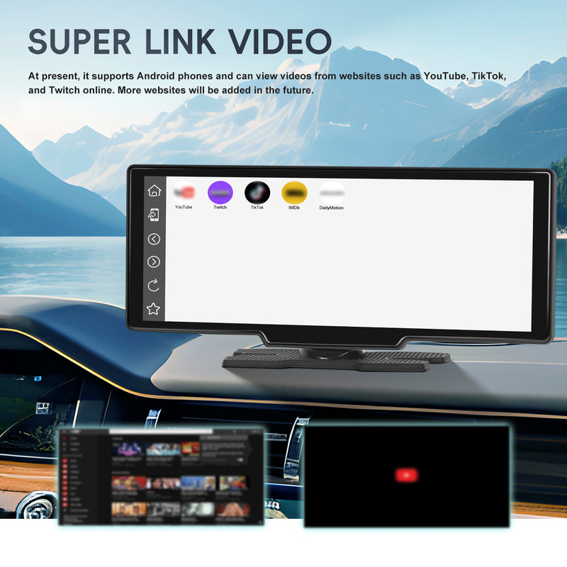 10.26inch HD Car Display Car Navigation System CarPlay all-in-one Machine Camera