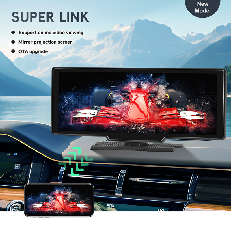10.26inch HD Car Display Car Navigation System CarPlay all-in-one Machine Camera