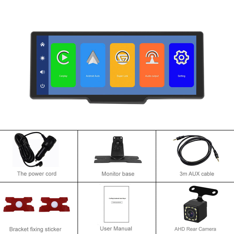 10.26inch HD Car Display Car Navigation System CarPlay all-in-one Machine Camera