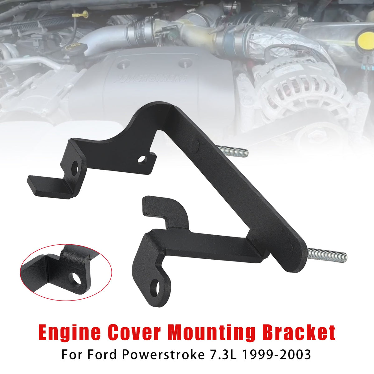 Engine Cover Mounting Bracket YC3Z-6A955-AA For Ford Powerstroke 7.3L 1999-2003