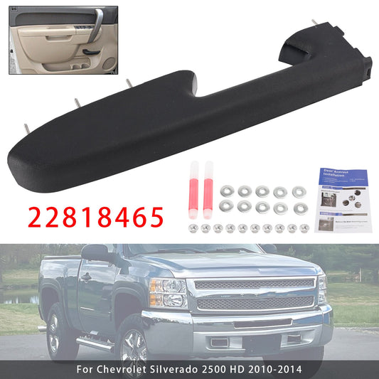 22818465 Front Left Driver Side Armrest Repair Kit Fit For Chevy Silverado 1500 2500HD 3500HD 2010-2014 Black