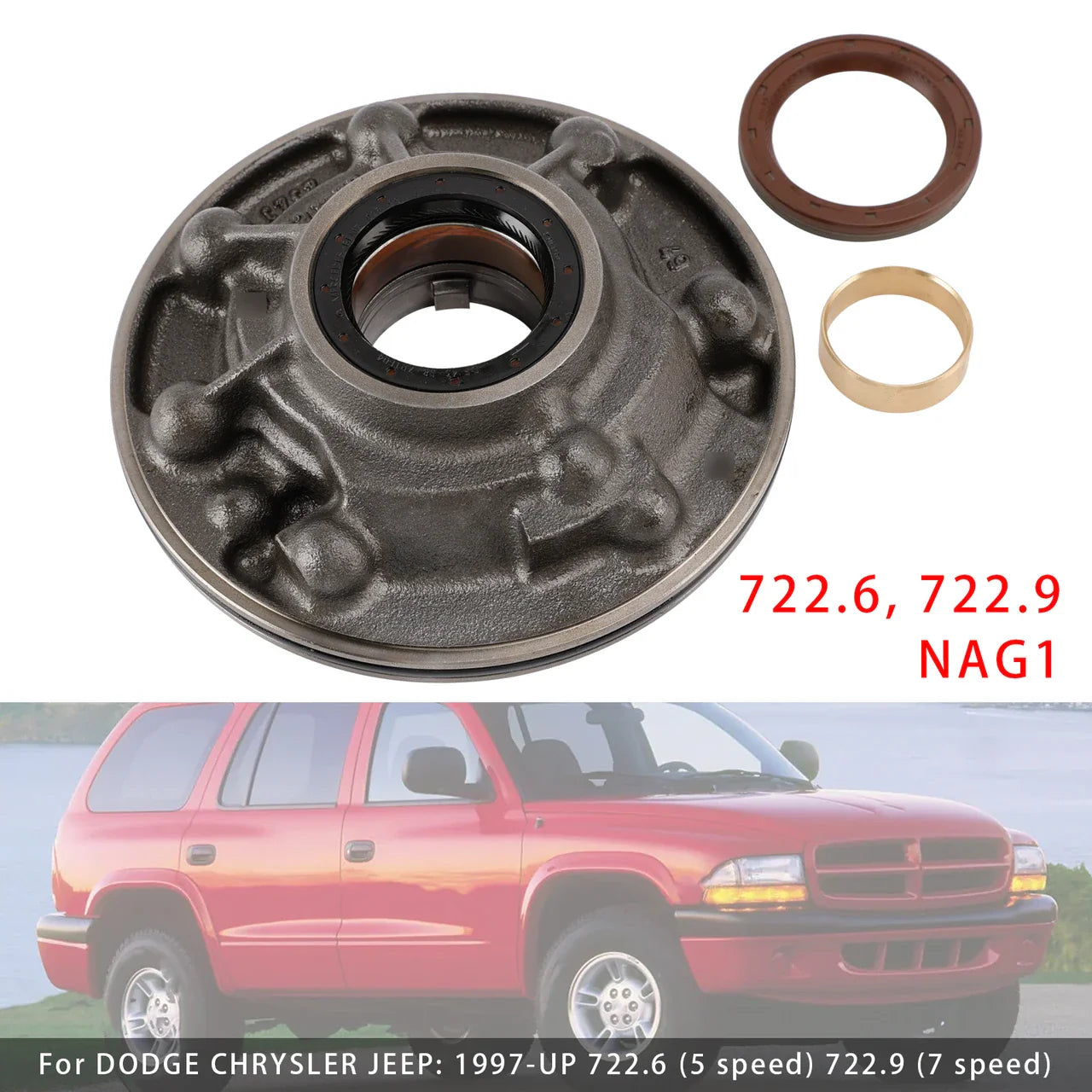 1997-UP DODGE CHRYSLER JEEP 722.6 (5 speed) 722.9 (7 speed) W5A580 Transmission Oil Pump Body & Gears