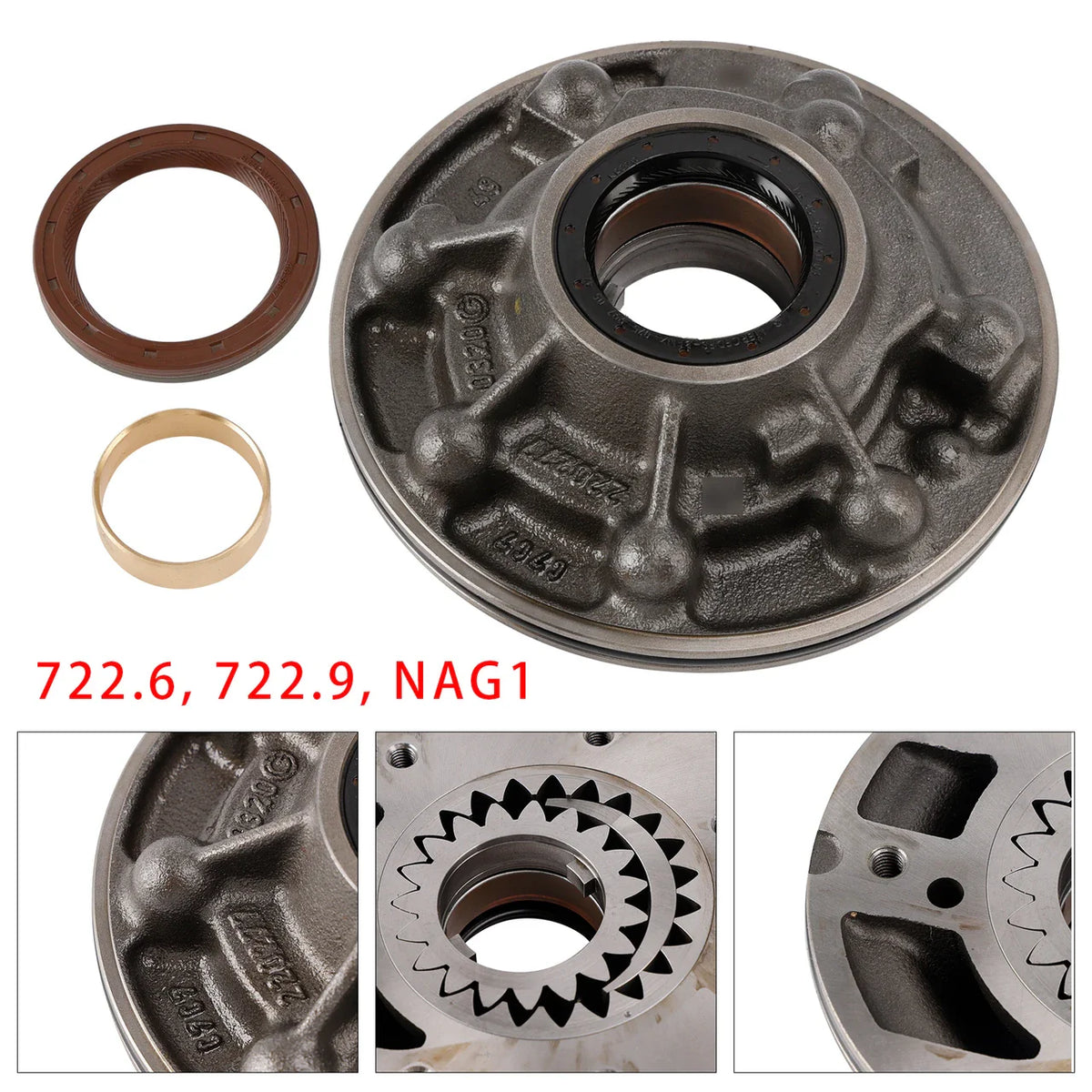 1997-UP MERCEDES 722.6 (5 speed) 2004-UP 722.9 (7 speed) W5A580 Transmission Oil Pump Body & Gears