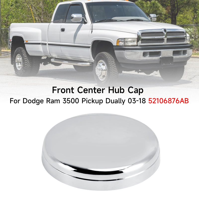Dodge Ram 3500 Pickup Dually 2003-2018 52106876AB Front Center Hub Cap
