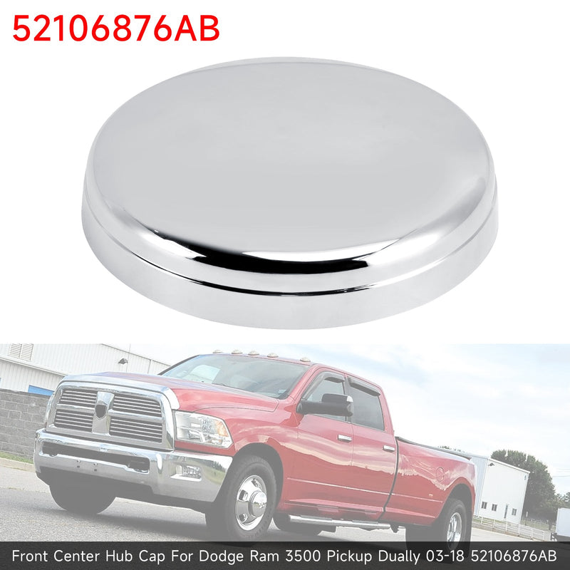 Dodge Ram 3500 Pickup Dually 2003-2018 52106876AB Front Center Hub Cap