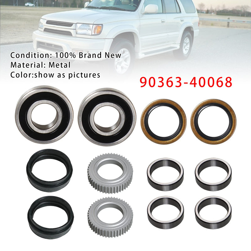 Toyota Tacoma Tundra 4Runner 90363-40068 Rear Axle Shaft Bearing& Seal Kit