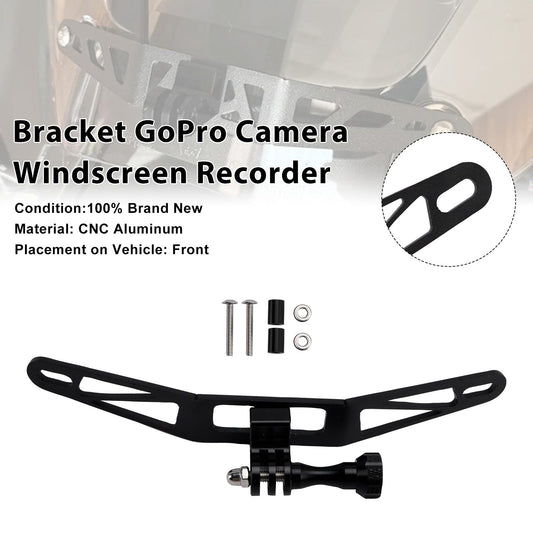 Bracket GoPro Camera Windscreen For BMW R1300GS S1000XR F900XR F850GS Black