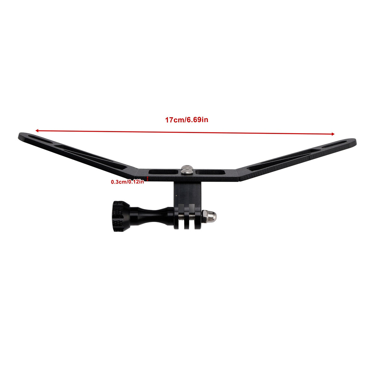 Bracket GoPro Camera Windscreen For BMW R1300GS S1000XR F900XR F850GS Black