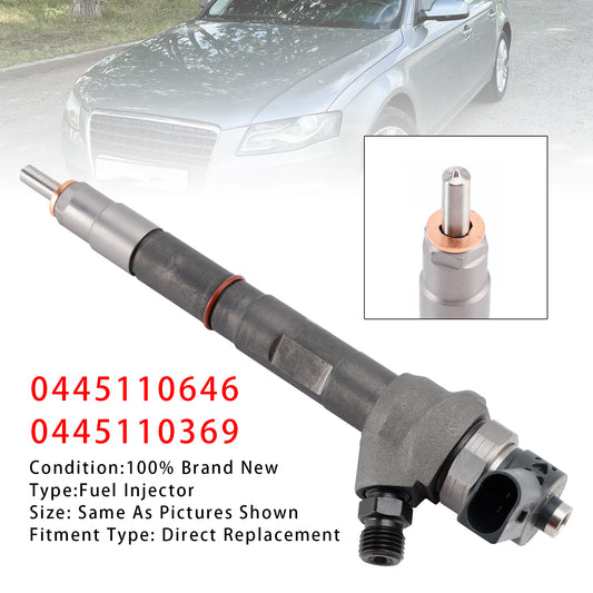 VW Audi Seat Skoda 2.0 TDI 0445110646 0445110369 1PCS Fuel Injector