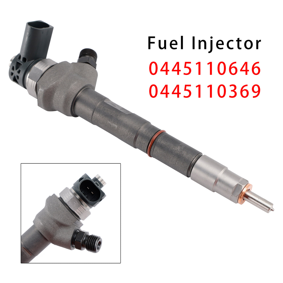 VW Audi Seat Skoda 2.0 TDI 0445110646 0445110369 1PCS Fuel Injector