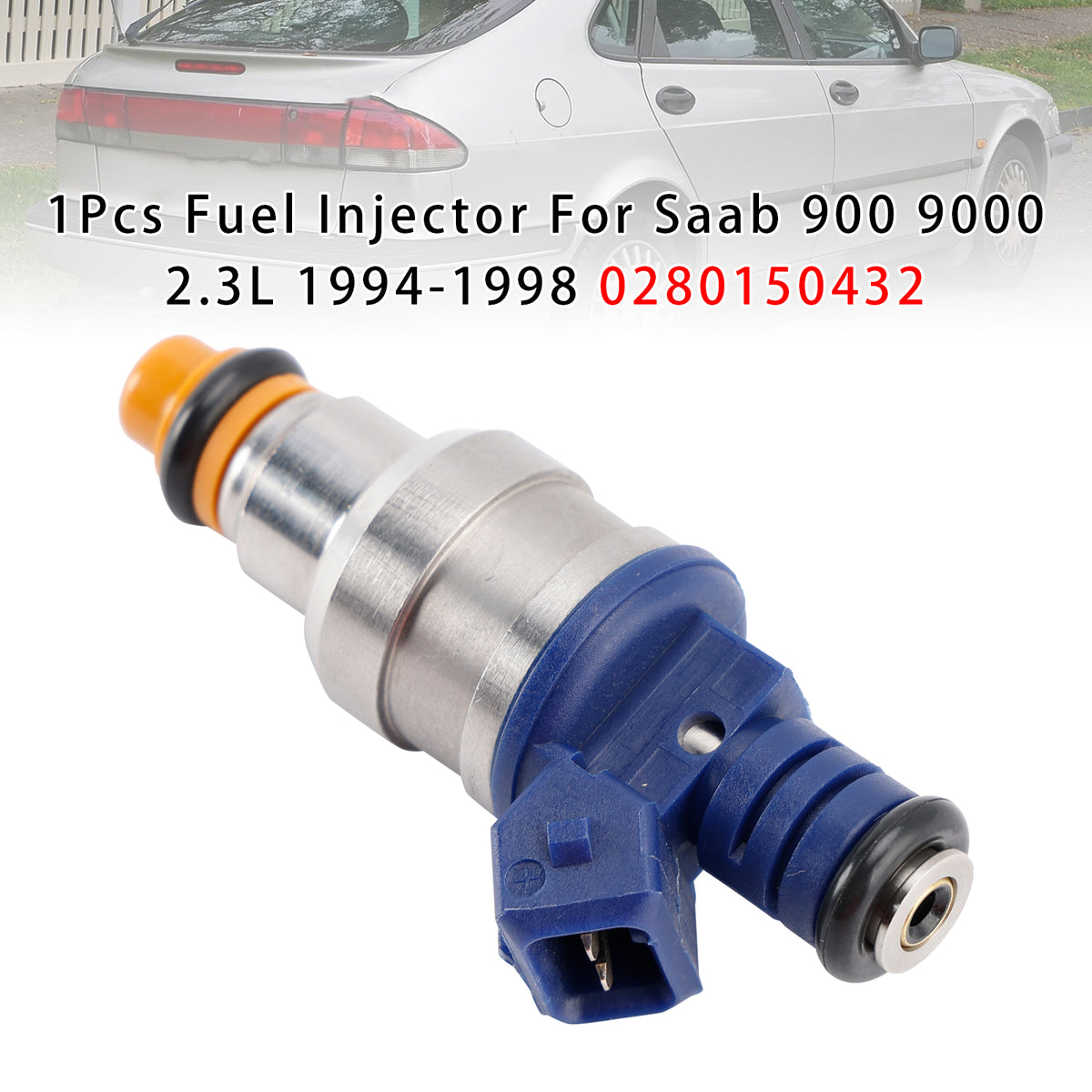 Saab 900 9000 2.3L 1994-1998 0280150432 1PCS Fuel Injector
