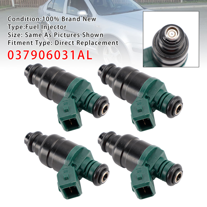 VW Golf IV Audi A3 8L Seat Leon Skoda 037906031AL 4PCS Fuel Injector