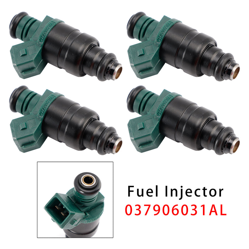 VW Golf IV Audi A3 8L Seat Leon Skoda 037906031AL 4PCS Fuel Injector