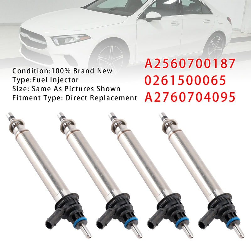 Mercedes Benz 2012-2022 A2560700187 0261500065 A2760704095 4PCS Fuel Injector