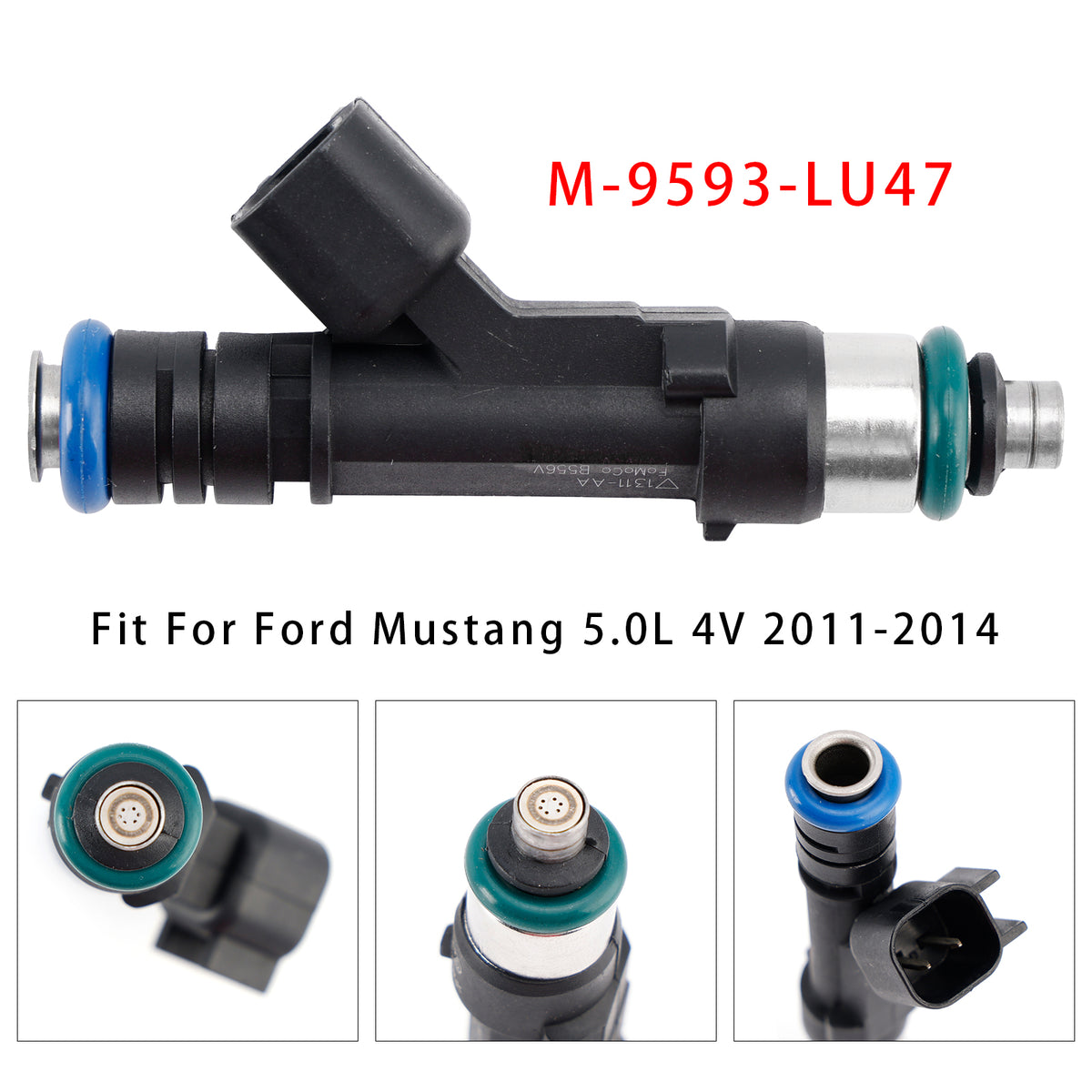 Ford Mustang GT 5.0L 4.6L 4V EV6 1999-2023 M-9593-LU47 1PCS Fuel Injector