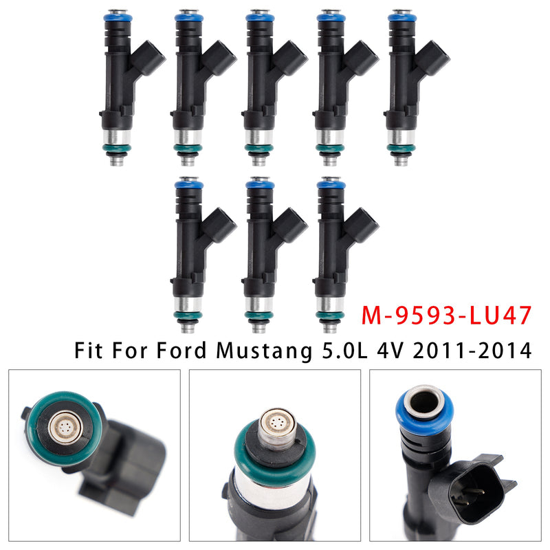 8Pcs 0280158279 Fuel Injector For Ford Mustang GT 5.0L 4.6L 4V EV6 1999-2023 M-9593-LU47