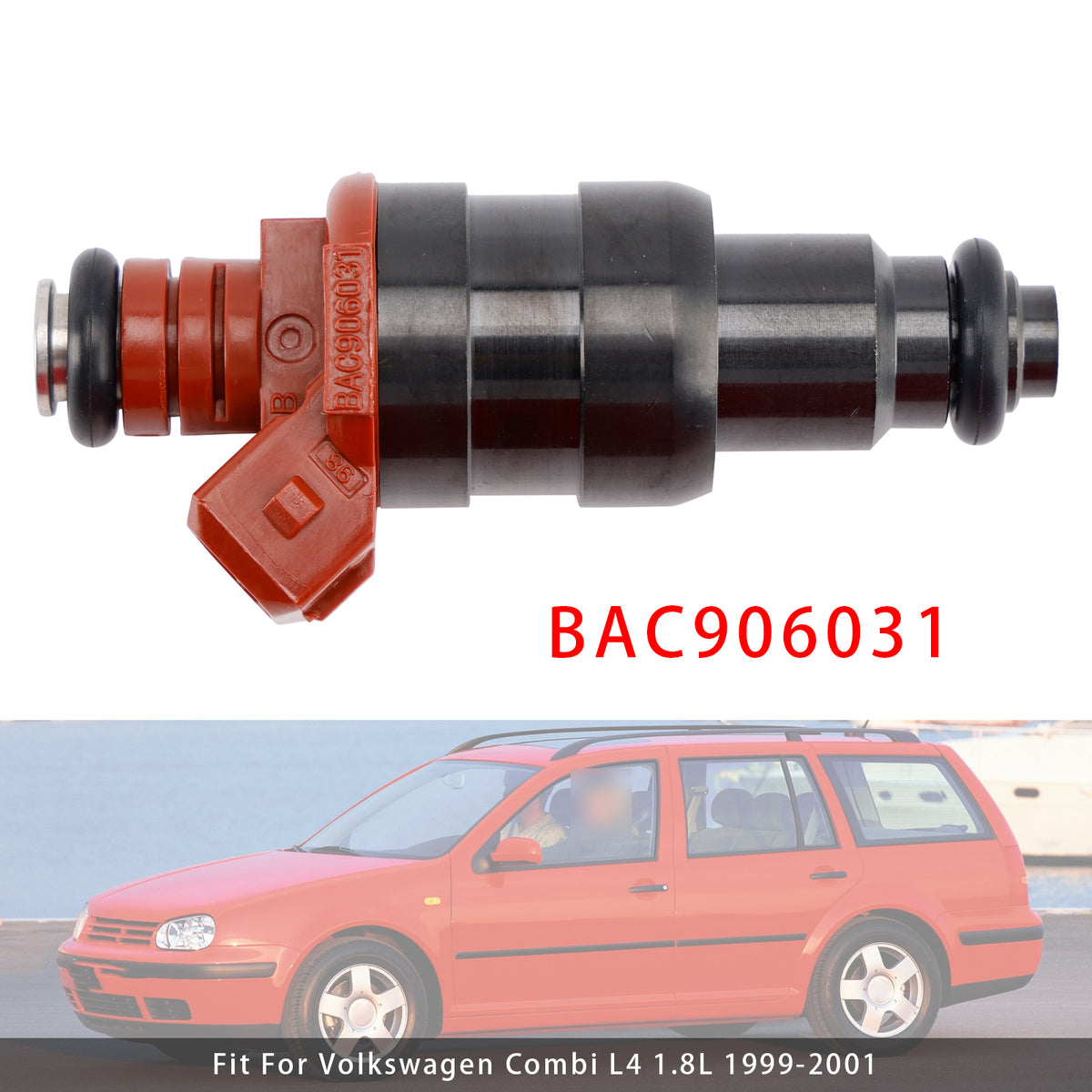 VW Golf III Jetta Derby Panel Van 1993-2003 BAC906031 1PCS Fuel Injector