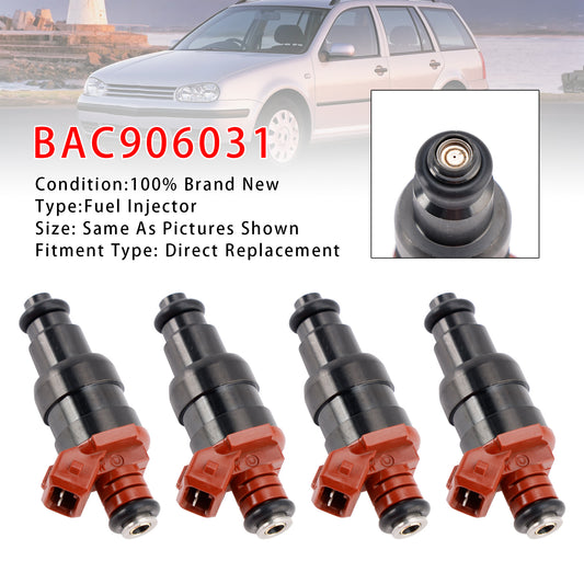 VW Golf III Jetta Derby Panel Van 1993-2003 BAC906031 4PCS Fuel Injector