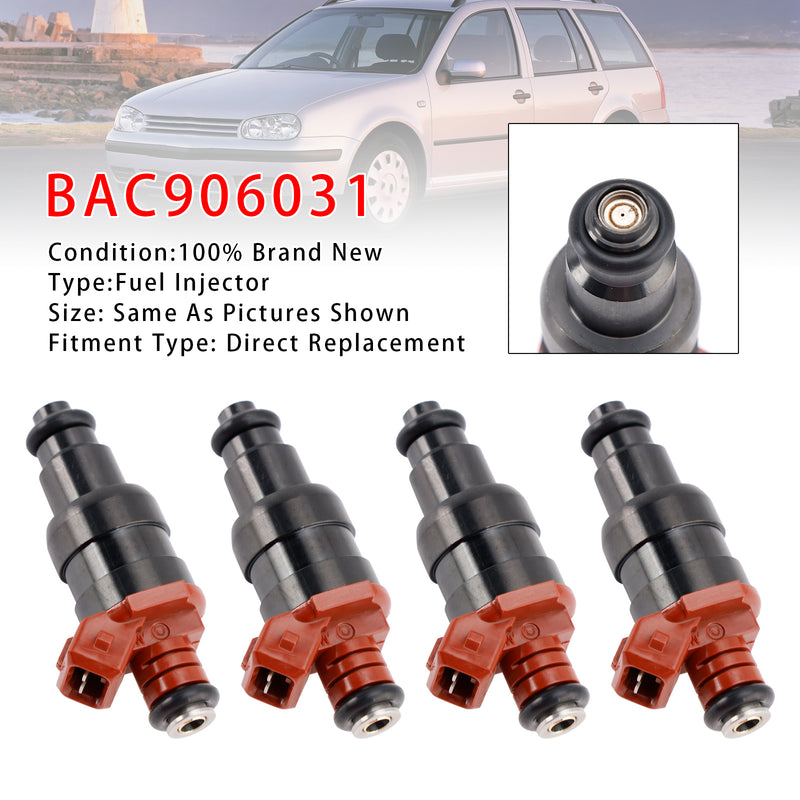 VW Golf III Jetta Derby Panel Van 1993-2003 BAC906031 4PCS Fuel Injector