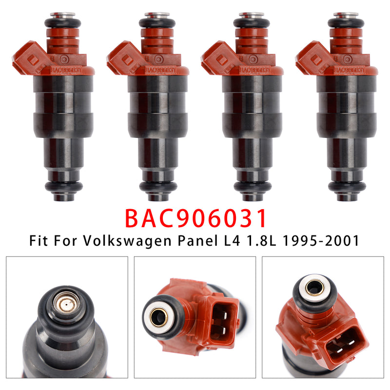 VW Golf III Jetta Derby Panel Van 1993-2003 BAC906031 4PCS Fuel Injector