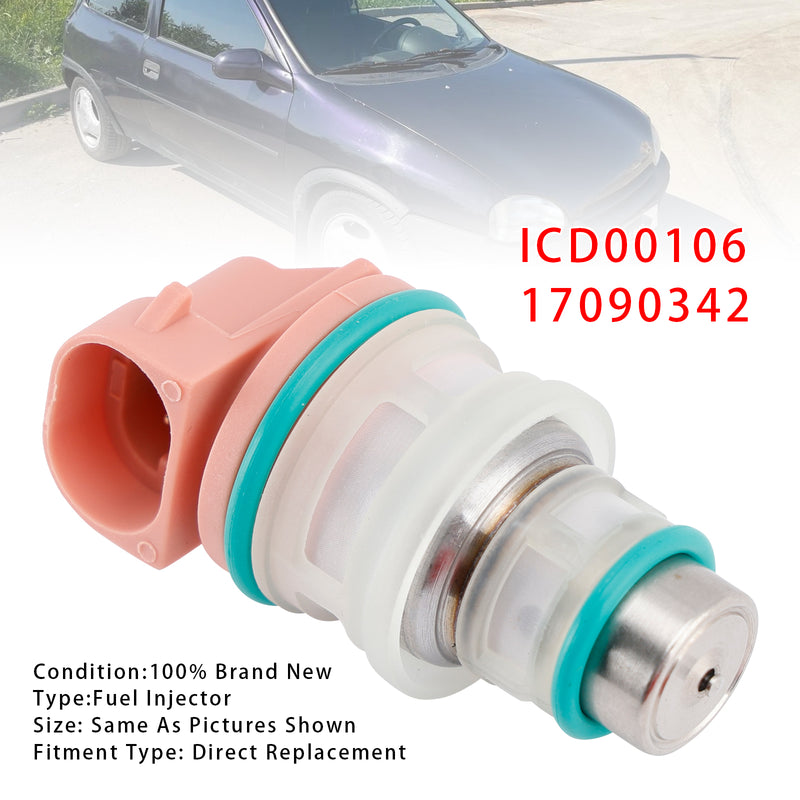 Opel Corsa 1994-1996 ICD00106 17090342 1PCS Fuel Injector