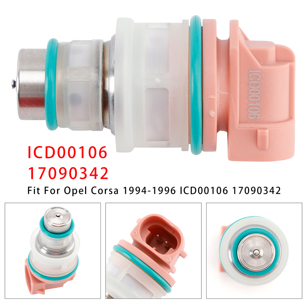 Opel Corsa 1994-1996 ICD00106 17090342 1PCS Fuel Injector
