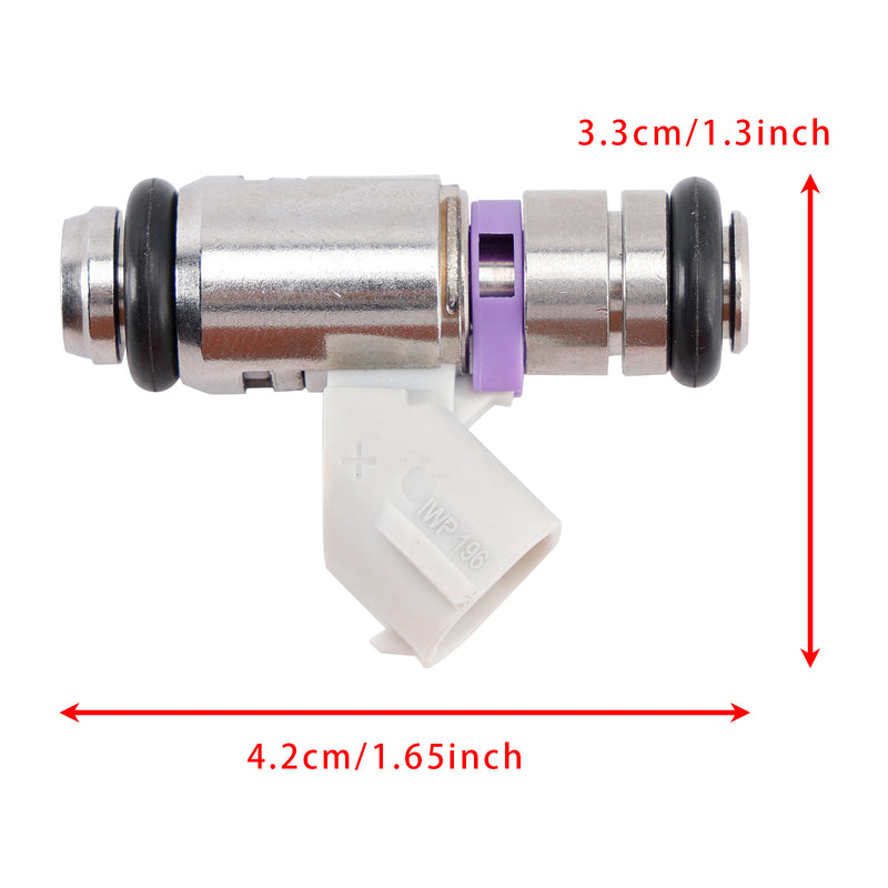 VW Golf Polo Seat Toledo Skoda Fabia IWP196 036906031AH 4PCS Fuel Injector