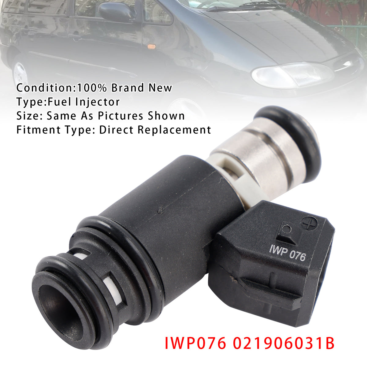 VW Golf III Corrado Passat B4 VR6 IWP076 021906031B 1PCS Fuel Injector