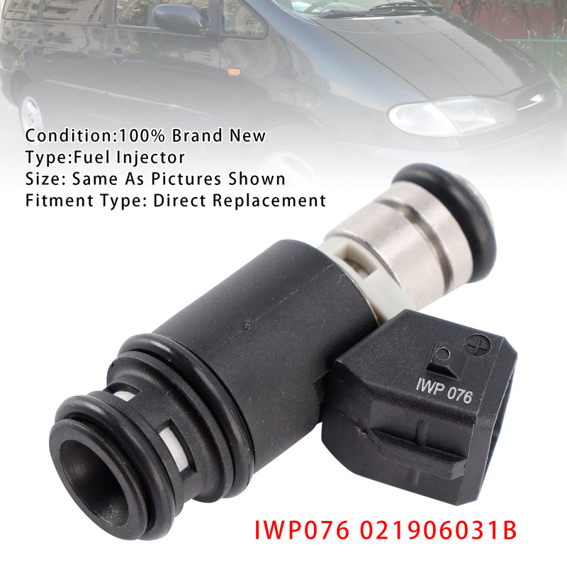 VW Golf III Corrado Passat B4 VR6 IWP076 021906031B 1PCS Fuel Injector
