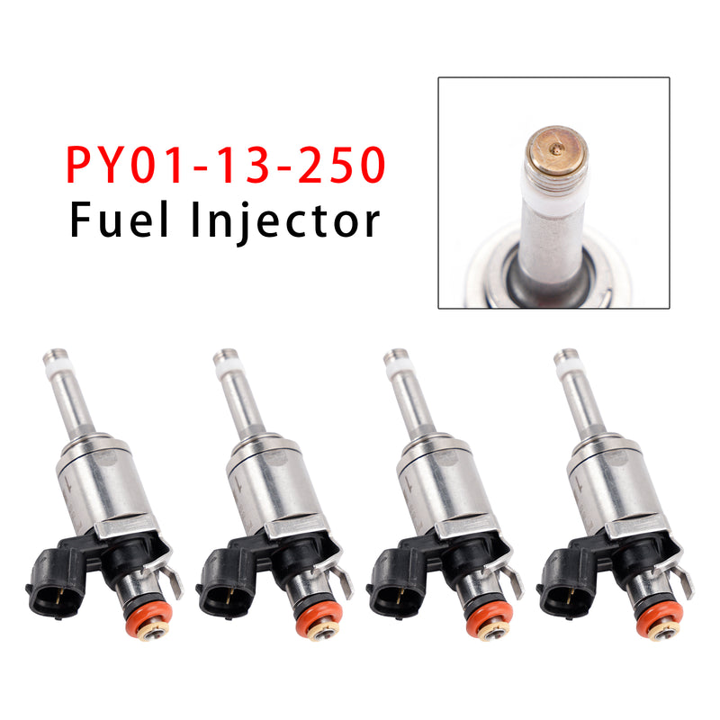 Mazda 3 6 CX-5 CX-9 2014-2025 2.5L PY01-13-250 4PCS Fuel Injector