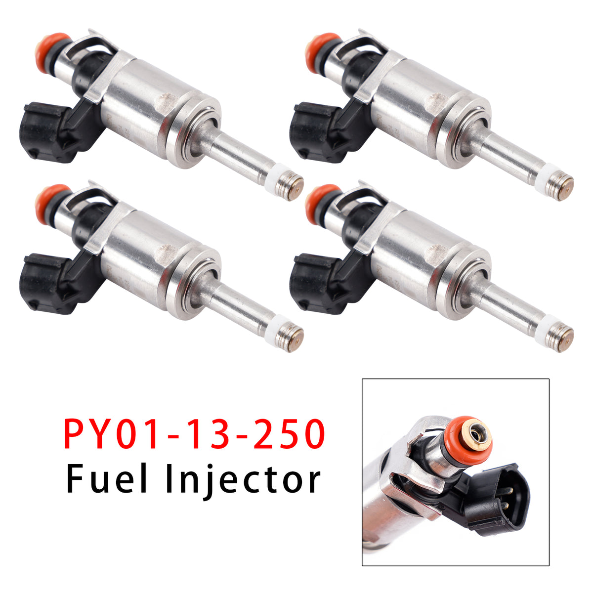 Mazda 3 6 CX-5 CX-9 2014-2025 2.5L PY01-13-250 4PCS Fuel Injector