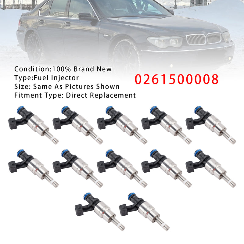 BMW 760I 760IL 2002-2008 Rolls-Royce Phantom 0261500008 12Pcs Fuel Injector