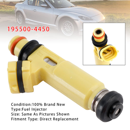 MAZDA MX-5 Miata RX-8 RX-7 1.3 1.8L 2.0L 195500-4450 1PCS Fuel Injector