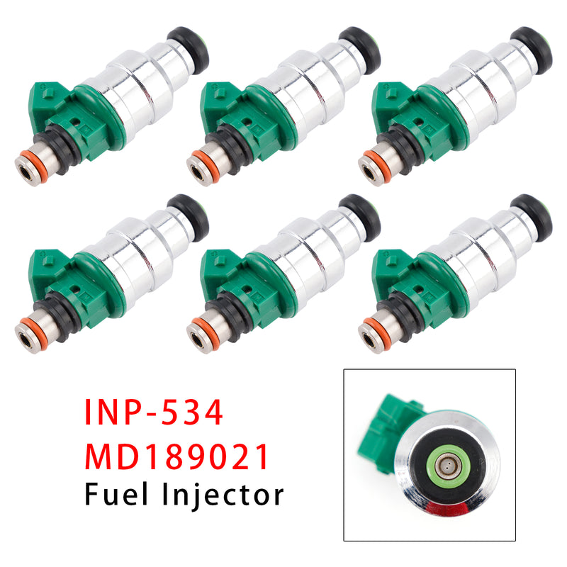Mitsubishi Montero 1994-1996 3.5L V6 INP-534 MD189021 6PCS Fuel Injector