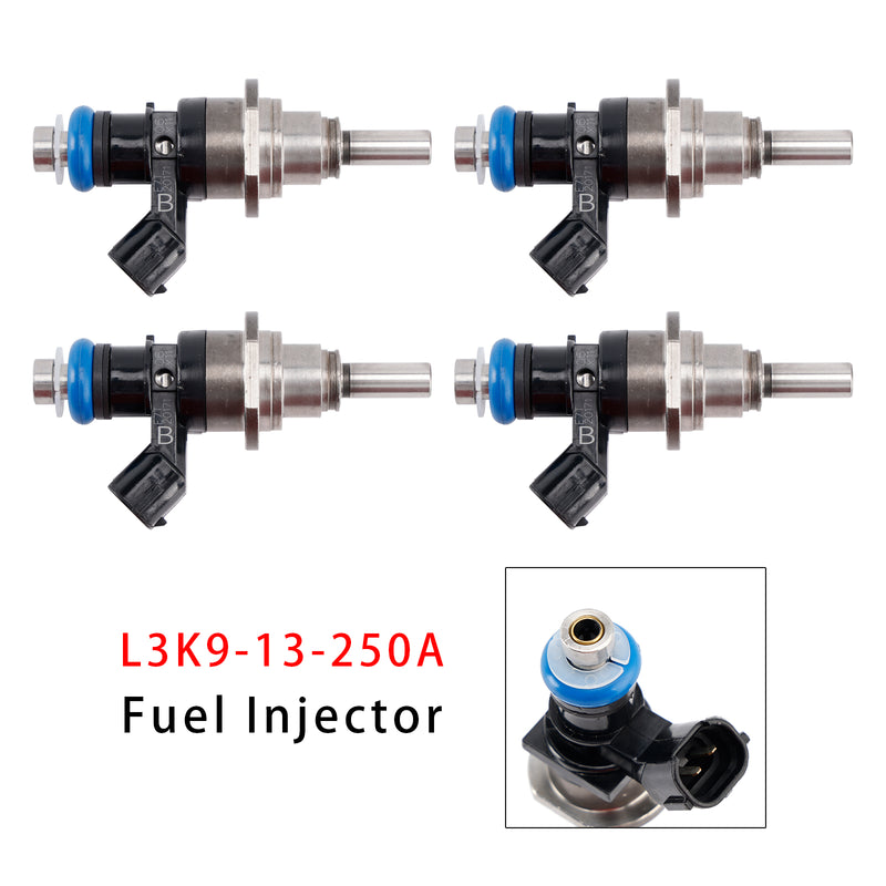 Mazda Speed 3 6 CX-7 Turbo 2.3L 2006-2013 L3K9-13-250A 4PCS Fuel Injector