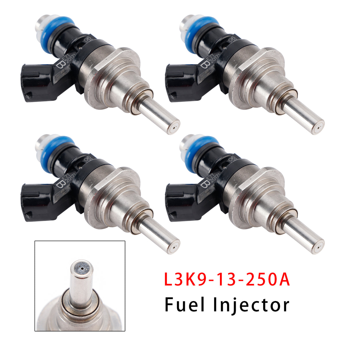 Mazda Speed 3 6 CX-7 Turbo 2.3L 2006-2013 L3K9-13-250A 4PCS Fuel Injector