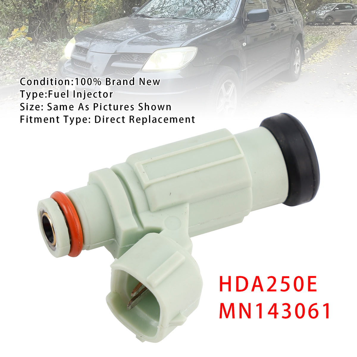 Mitsubishi Outlander I 2001-2006 HDA250E MN143061 1PCS Fuel Injector