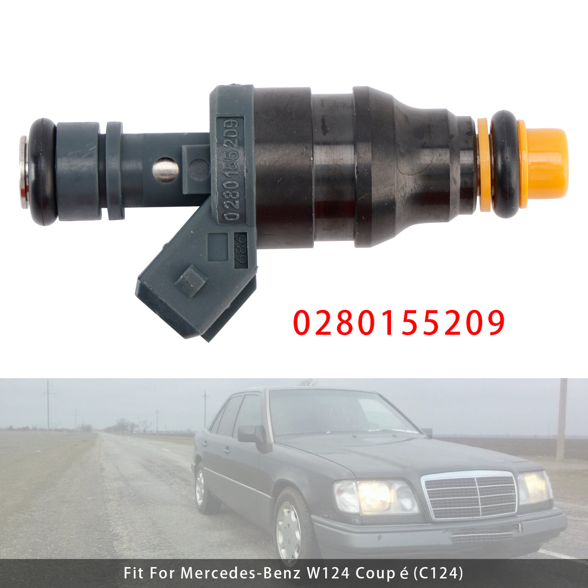 Mercedes-Benz 300E/SE/TE/CE E320 C280 C36 0280155209 1PCS Fuel Injector