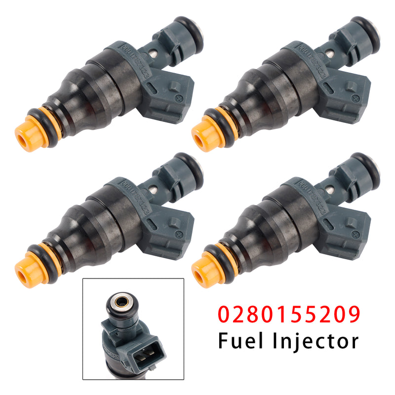 Mercedes-Benz 300E/SE/TE/CE E320 C280 C36 0280155209 4PCS Fuel Injector