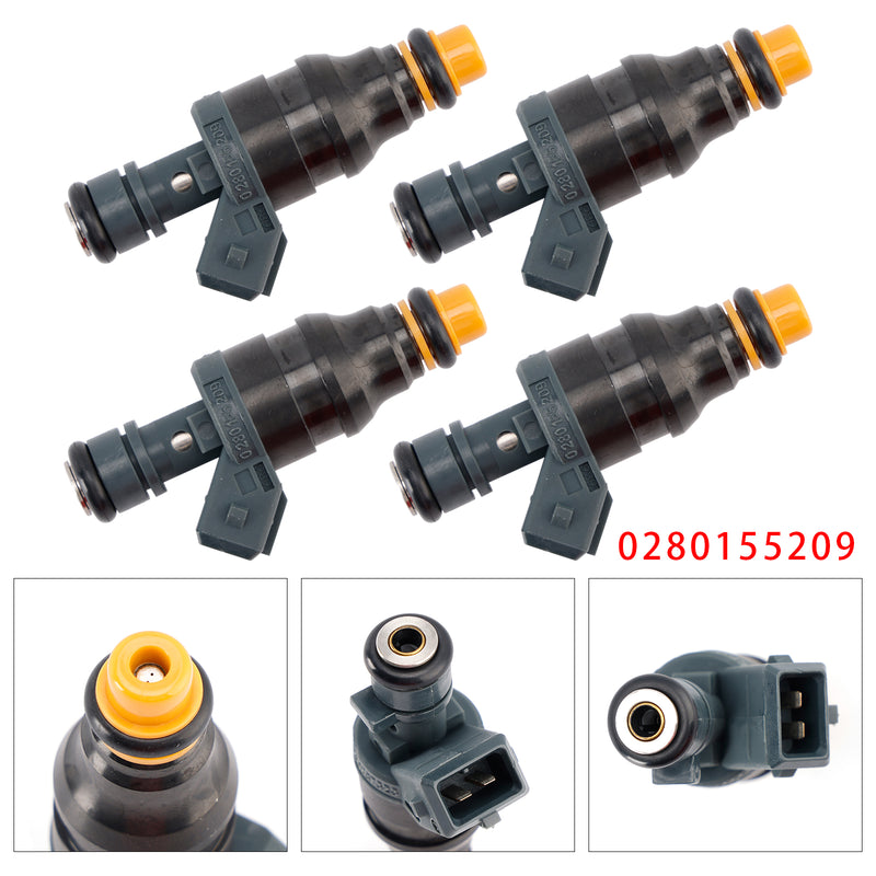 Mercedes-Benz 300E/SE/TE/CE E320 C280 C36 0280155209 4PCS Fuel Injector